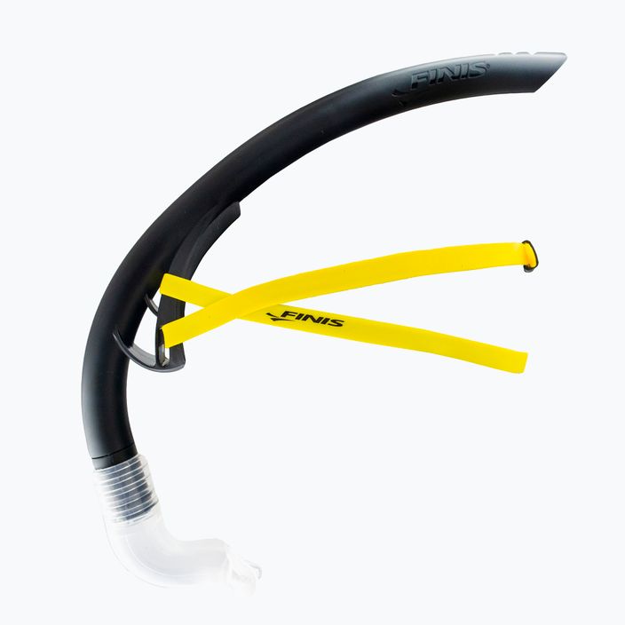 Трубка для плавання фронтальна FINIS Stability Snorkel black