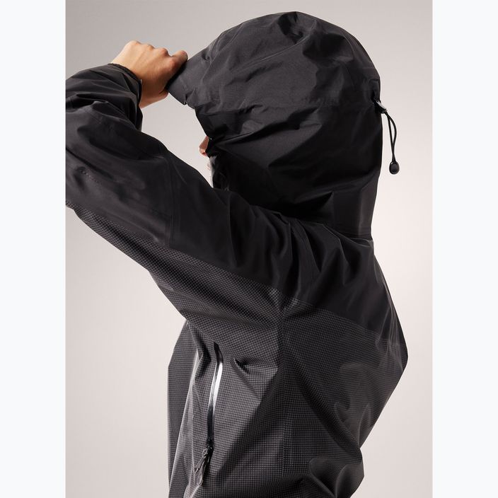 Куртка дощовик жіноча Arc'teryx Alpha black 6