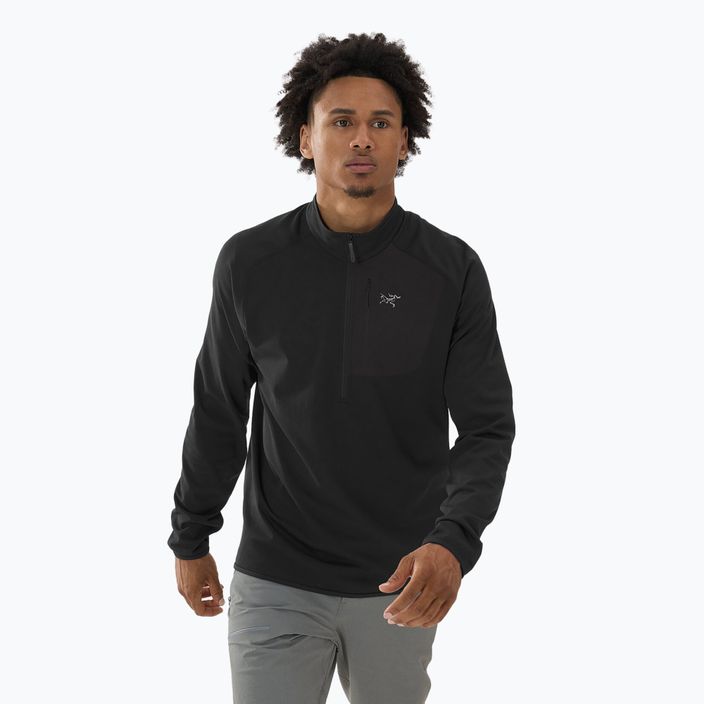 Кофта чоловіча Arc'teryx Delta 1/2 Zip black