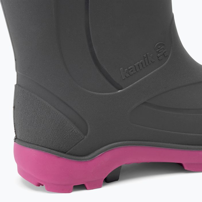Дитячі туристичні черевики Kamik Snobuster1 вугільно-пурпурні 9