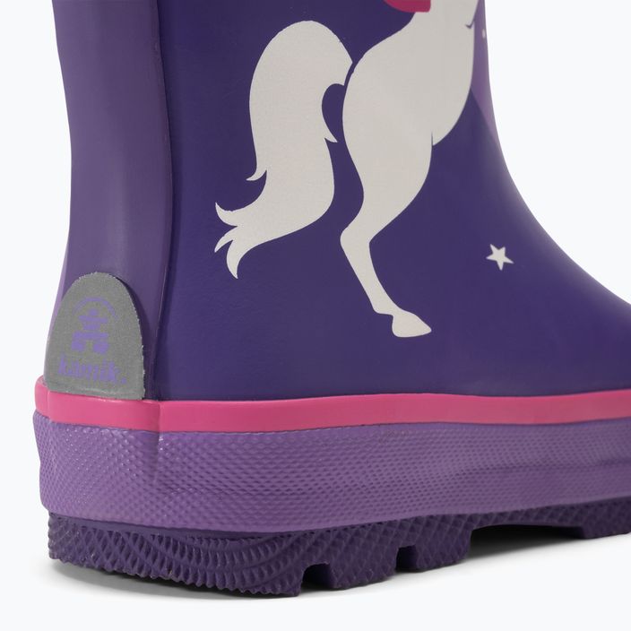 Дитячі туристичні черевики Kamik Unicorn фіолетові 9