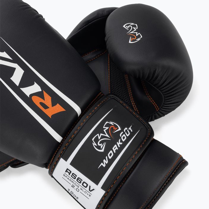 Рукавиці боксерські Rival Workout Sparring 2.0 black 4
