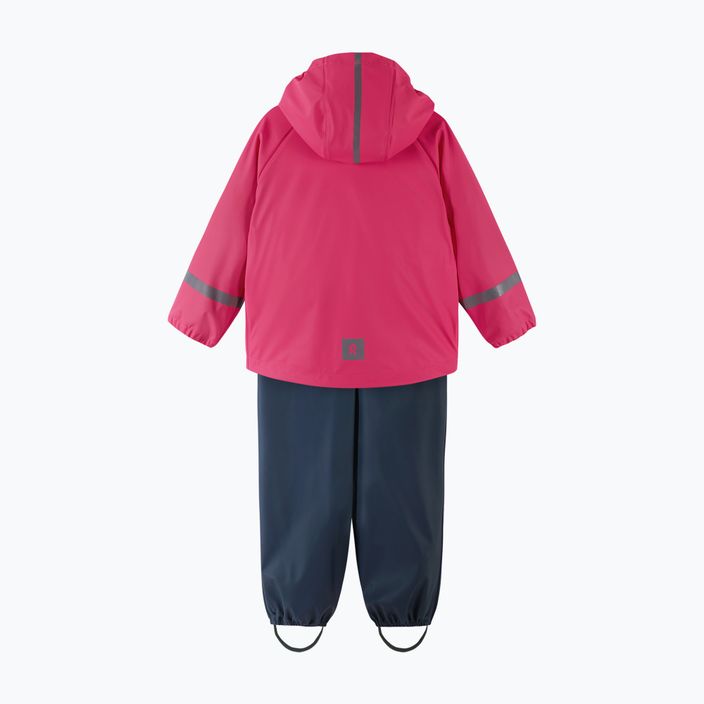Костюм дощовик дитячий Reima Tihku  куртка+штани рожево-синій 5100021A-4410 2