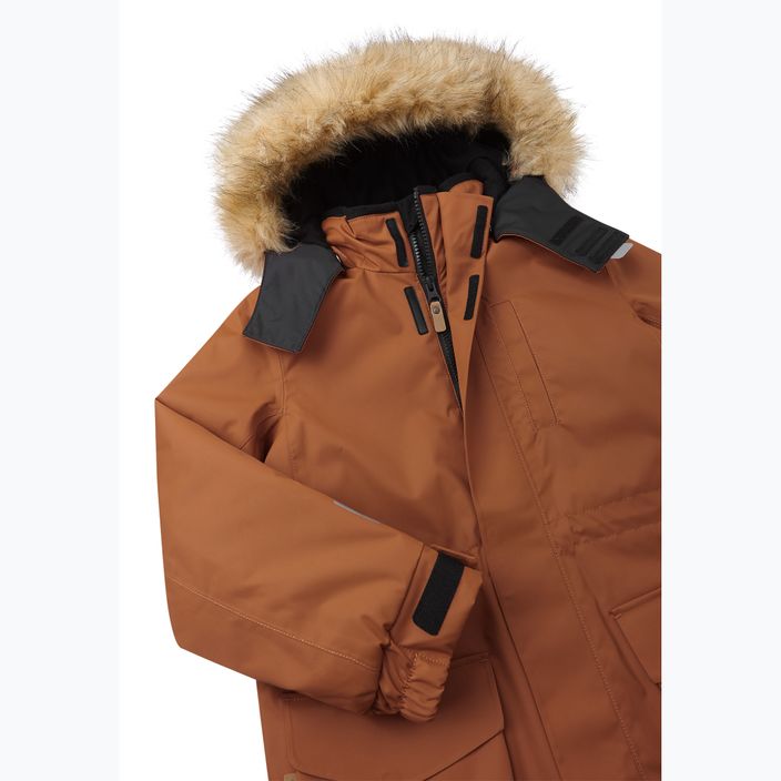 Куртка зимова дитяча Reima Naapuri коричнева 5100105A-1490 4