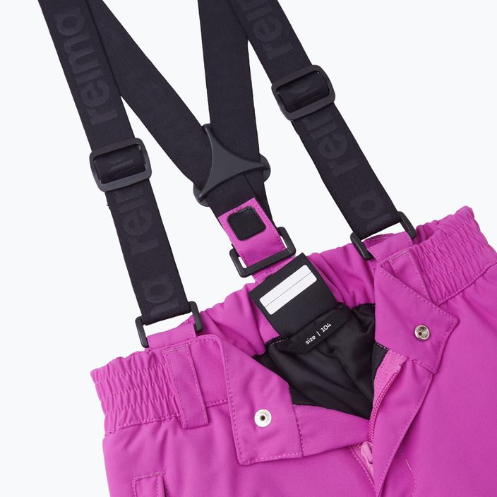 Дитячі гірськолижні штани Reima Loikka пурпурно-фіолетові 3