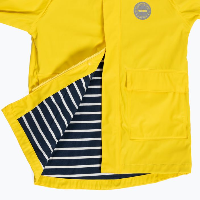 Куртка дощовик дитяча Reima Pisaroi жовта 5100184A-2350 3