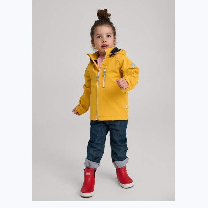Дитяча софтшелл-куртка Reima Vantti autumun жовта 9