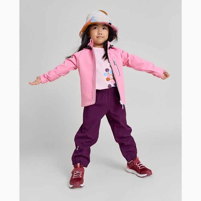Дитяча софтшелл-куртка Reima Vantti sunset рожева 8
