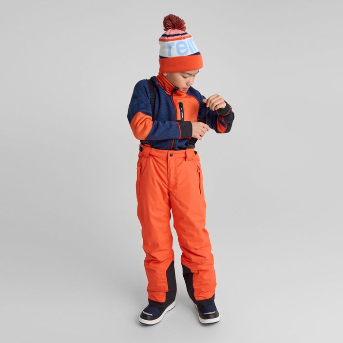 Дитячі гірськолижні штани Reima Wingon червоно-помаранчеві 8