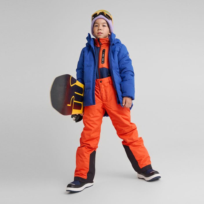 Дитячі гірськолижні штани Reima Wingon червоно-помаранчеві 11