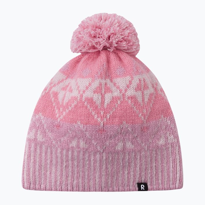 Дитяча зимова шапка Reima Pohjoinen сіро-рожевого кольору 7
