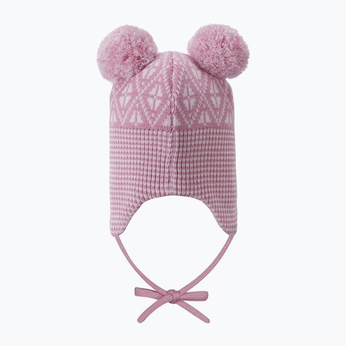 Дитяча зимова шапка Reima Kuuru сіро-рожевого кольору 3