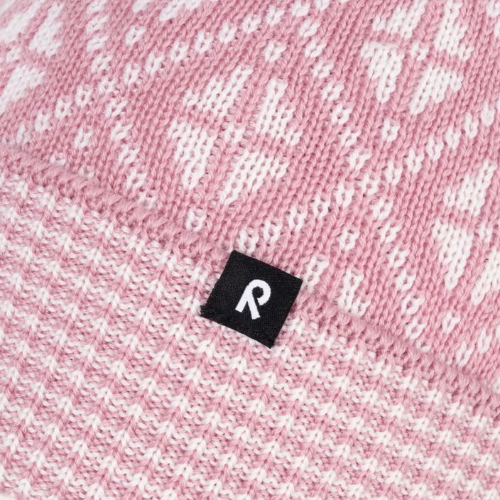 Дитяча зимова шапка Reima Kuurassa сіро-рожевого кольору 4