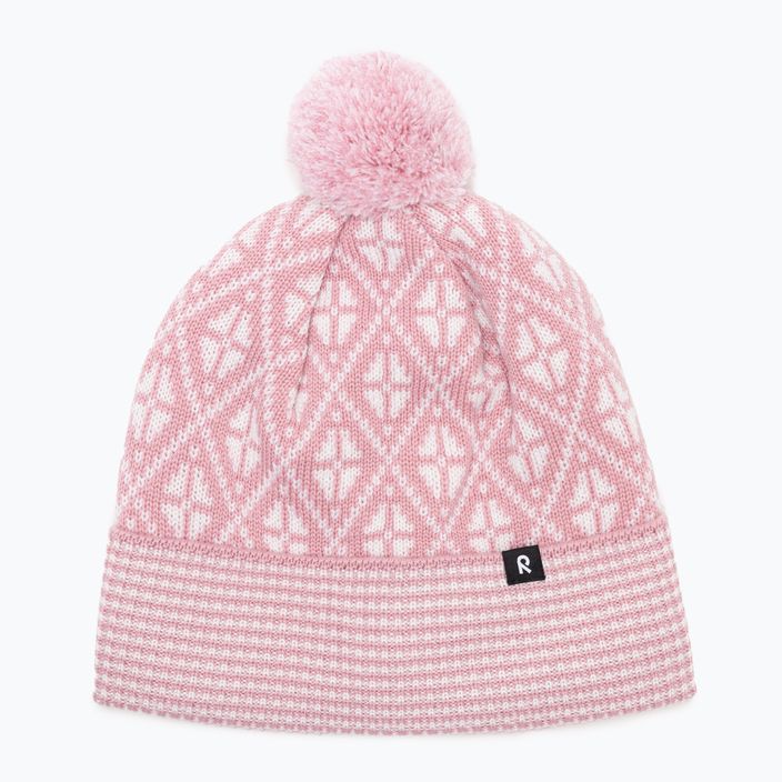 Дитяча зимова шапка Reima Kuurassa сіро-рожевого кольору 5