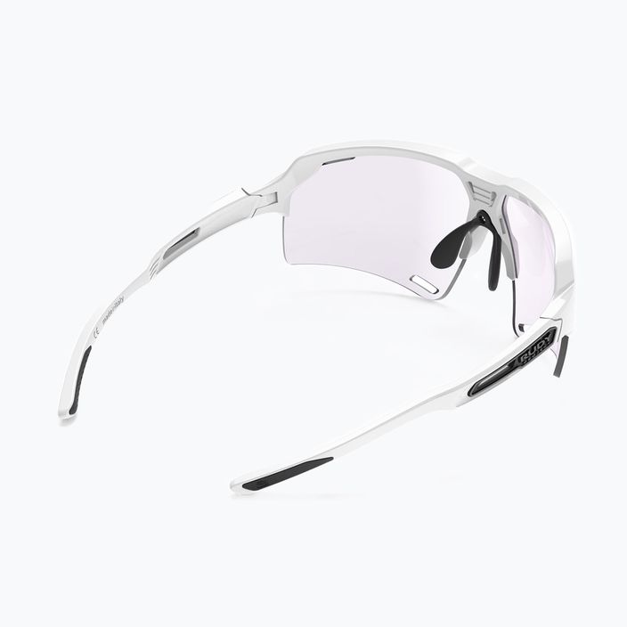 Окуляри велосипедні Rudy Project Deltabeat white gloss/impactx photochromic 2 laser purple SP7475690000 9