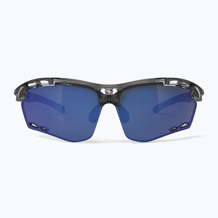 Сонцезахисні окуляри Rudy Project Propulse кристалічний попіл/мультилазер темно-сині 2