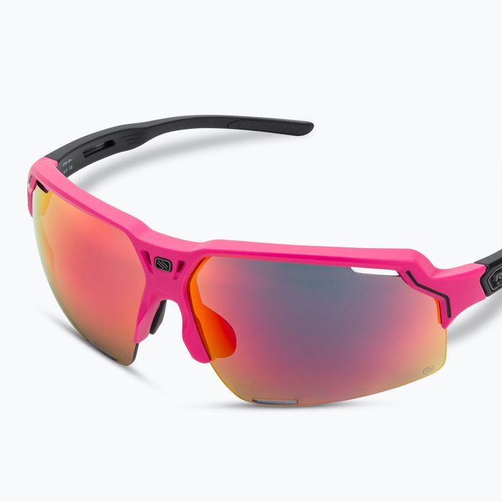 Сонцезахисні окуляри Rudy Project Deltabeat pink fluo / black matte / multilaser red SP7438900001 5