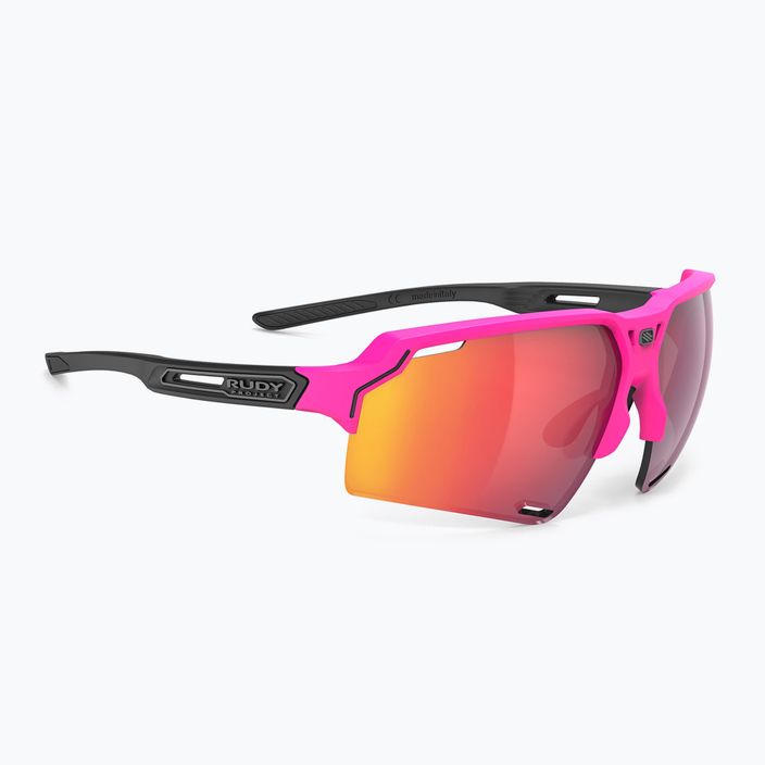 Сонцезахисні окуляри Rudy Project Deltabeat pink fluo / black matte / multilaser red SP7438900001 6