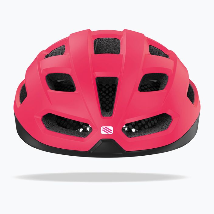 Велосипедний шолом Rudy Project Skudo рожевий флуоресцентний/чорний матовий 4
