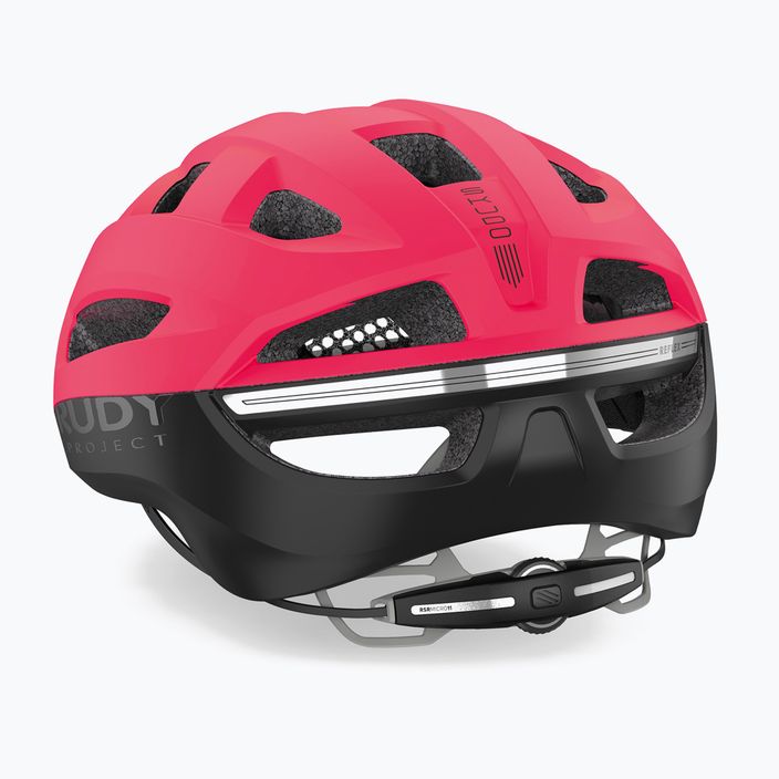 Велосипедний шолом Rudy Project Skudo рожевий флуоресцентний/чорний матовий 5