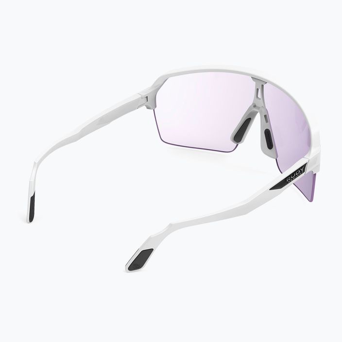 Сонцезахисні окуляри Rudy Project Spinshield Air білі матові/фотохромні імпакткс 2 лазерні фіолетові 5