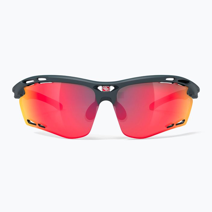 Сонцезахисні окуляри Rudy Project Propulse вугільно-матові/мультилазерні червоні 2