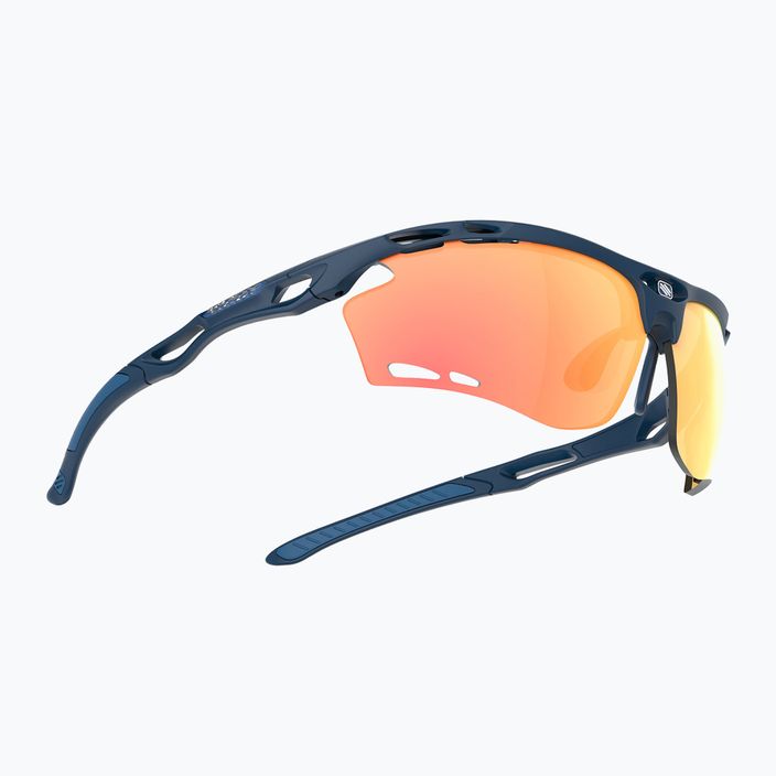 Сонцезахисні окуляри Rudy Project Propulse сині темно-сині матові / мультилазерні помаранчеві 4