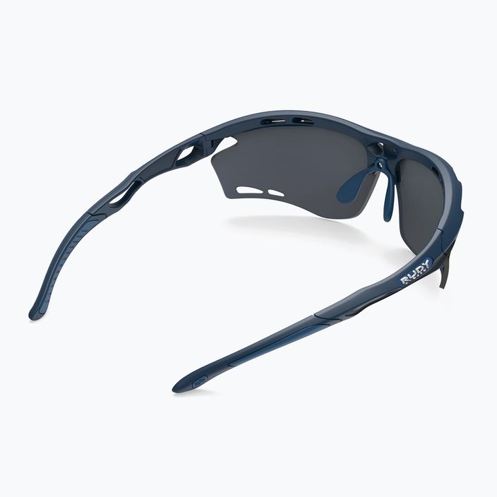 Сонцезахисні окуляри Rudy Project Propulse сині темно-сині матові / мультилазерні помаранчеві 5