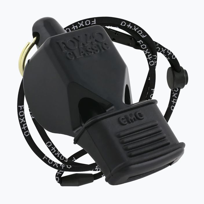 Свисток зі шнурком Fox 40  Classic CMG Safety чорний 9603