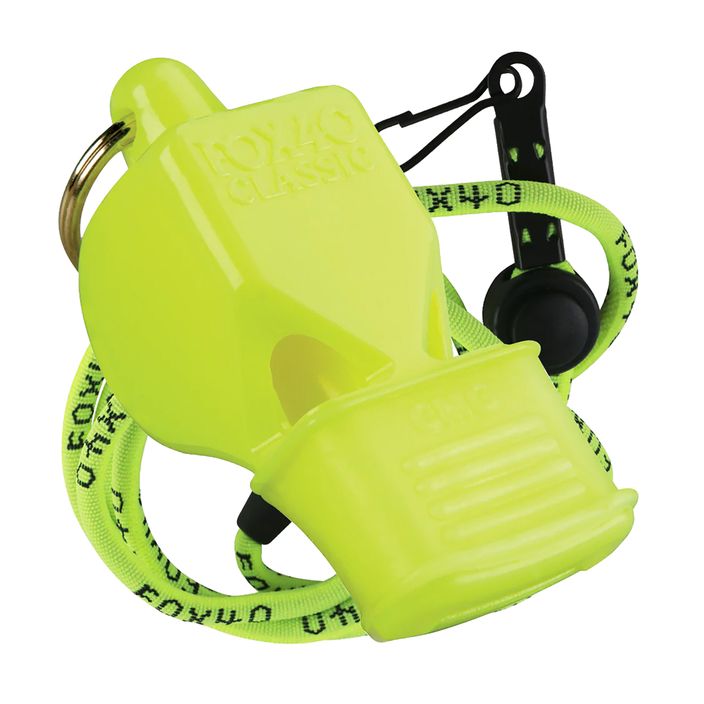 Свисток зі шнурком Fox 40 Classic CMG Safety Neon Yellow 9603 2