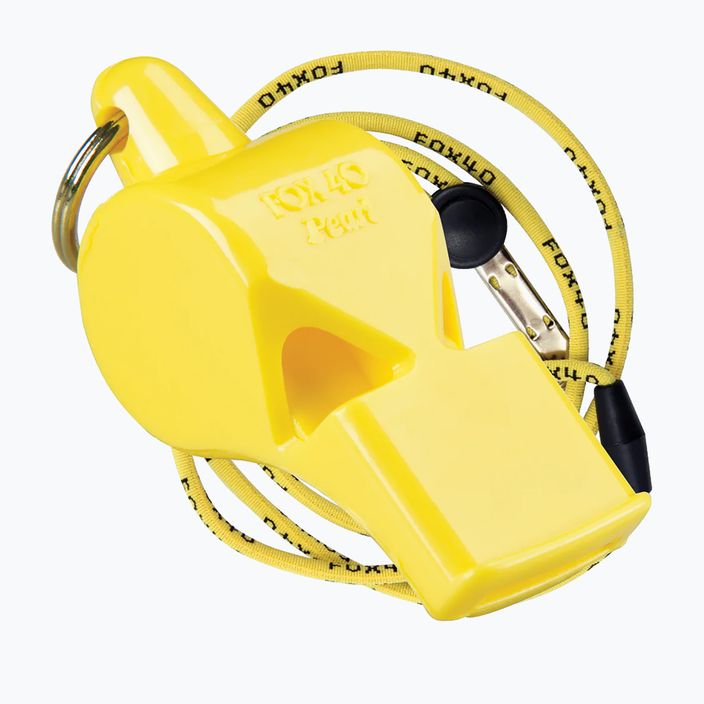 Свисток зі шнурком Fox 40 Pearl Safety жовтий 9703