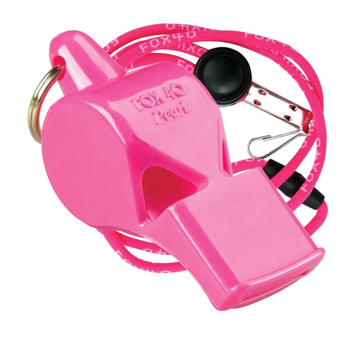 Свисток зі шнурком Fox 40 Pearl Safety рожевий 9703 2
