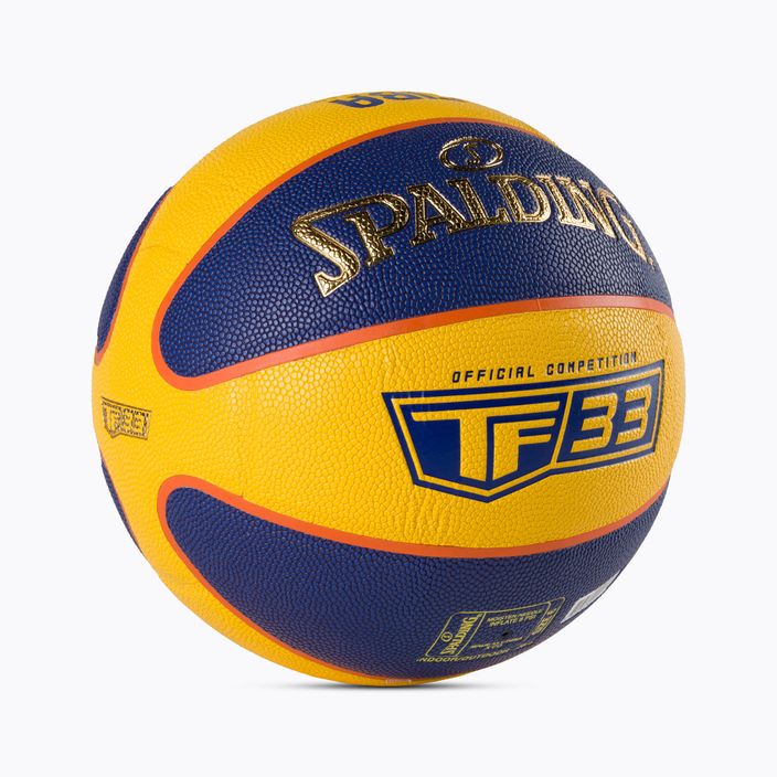 М'яч баскетбольний  Spalding TF-33 Gold 76862Z розмір 6 2