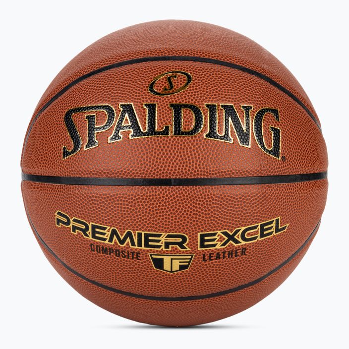 Баскетбольний м'яч Spalding Premier Excel помаранчевий розмір 7