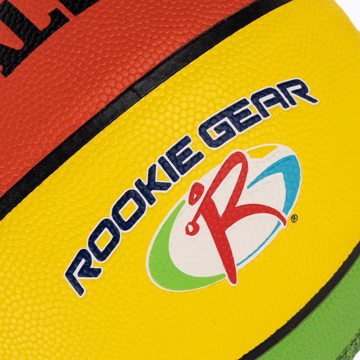 Spalding Rookie Gear Шкіряні баскетбольні м'ячі Spalding Rookie Gear різнокольорові, розмір 5 3