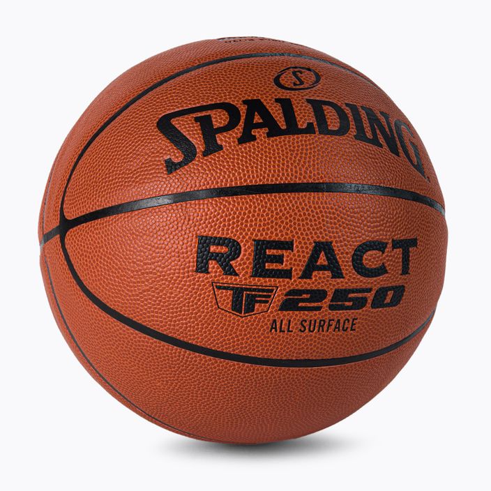М'яч баскетбольний  Spalding TF-250 React Logo FIBA 76968Z