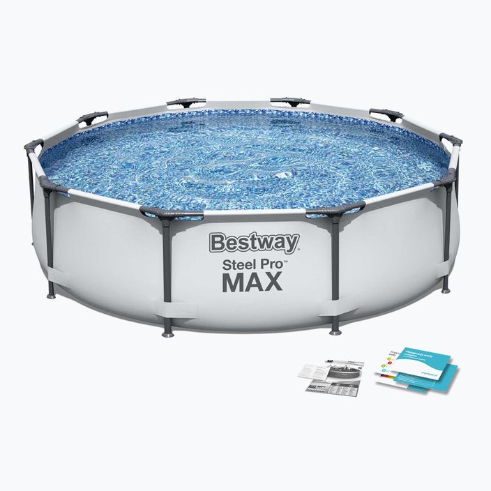 Басейн Bestway Steel Pro Max 305 x 76 см сірий