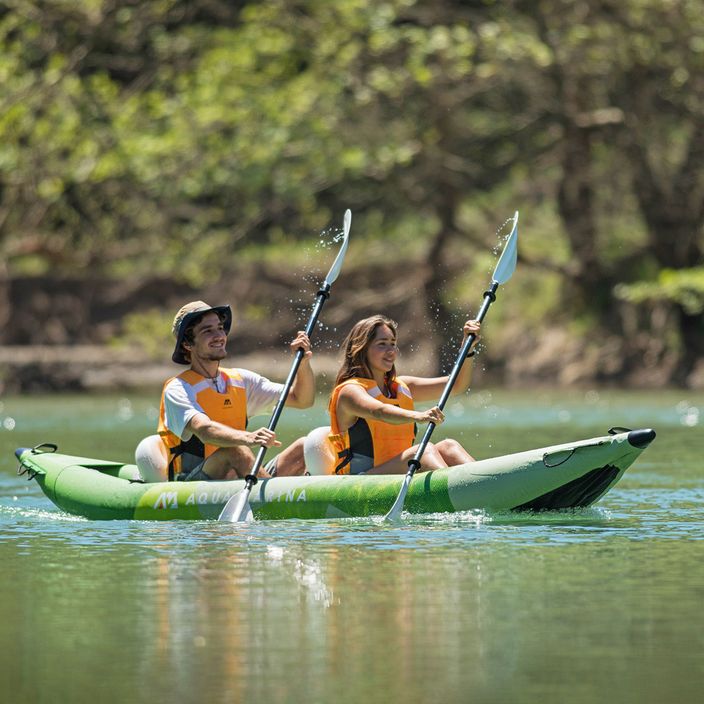 Надувна байдарка 2-х місна 13’6″ Aqua Marina Recreational Kayak зелена Betta-412 8