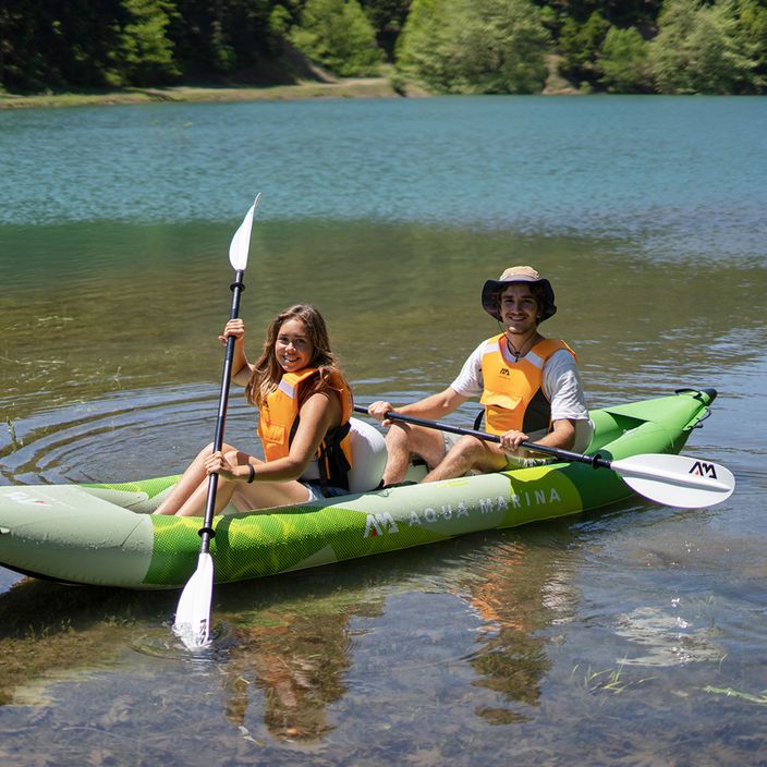 Надувна байдарка 2-х місна 13’6″ Aqua Marina Recreational Kayak зелена Betta-412 9