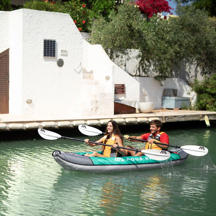 Надувна байдарка 2-х місна 10’6″ Aqua Marina Recreational Kayak зелена Laxo-320 8