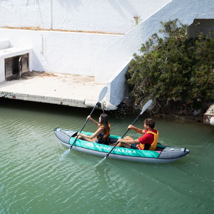 Надувна байдарка 2-х місна 10’6″ Aqua Marina Recreational Kayak зелена Laxo-320 9