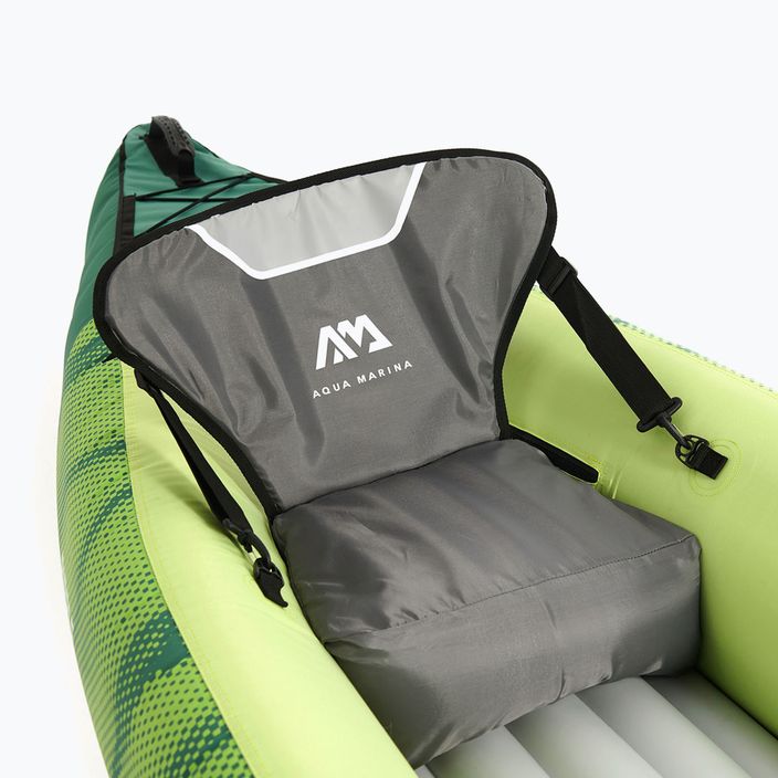 Надувна байдарка 3-х місна 12'2" Aqua Marina Recreational Canoe зелена Ripple-370 3