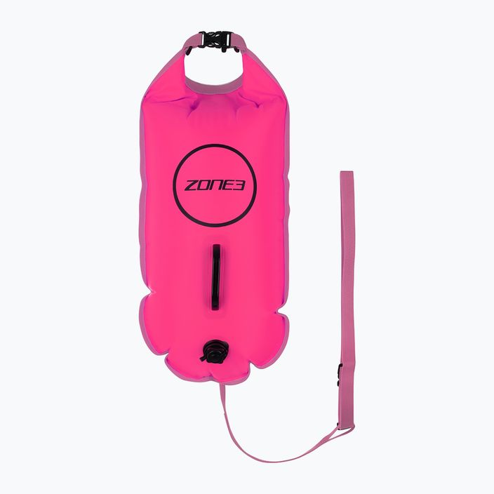 Буй безпеки ZONE3 Swim Safety Drybag рожевий SA18SBDB114 3