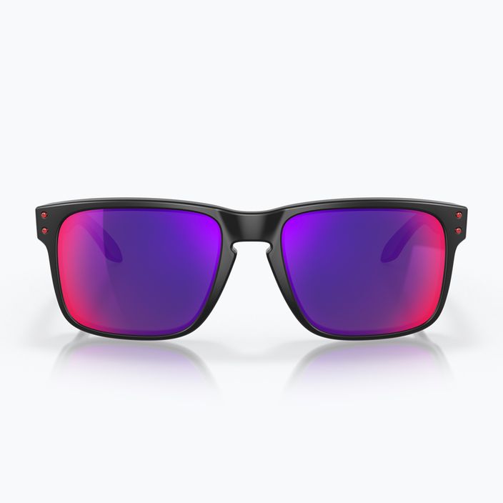 Сонцезахисні окуляри Oakley Holbrook матовий чорний/позитивний червоний іридій 2