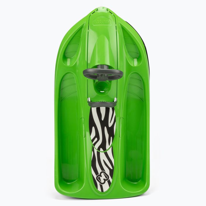 Санки з кермом дитячі Hamax Sno Zebra зелені 503516 3