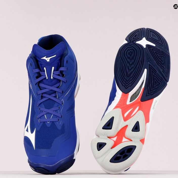 Кросівки для волейболу Mizuno Wave Lightning Z6 Mid сині V1GA200520 11