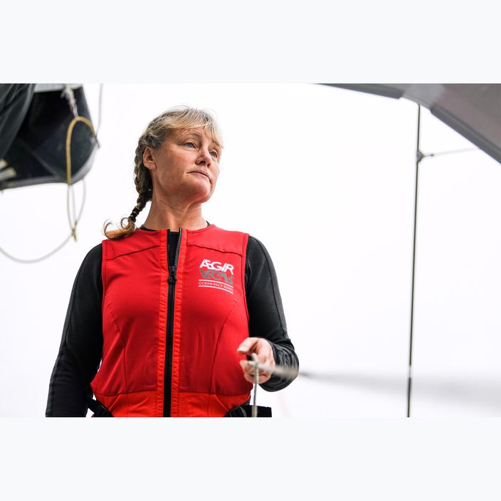 Жіночий вітрильний костюм Helly Hansen Aegir Race Salopette alert red 6