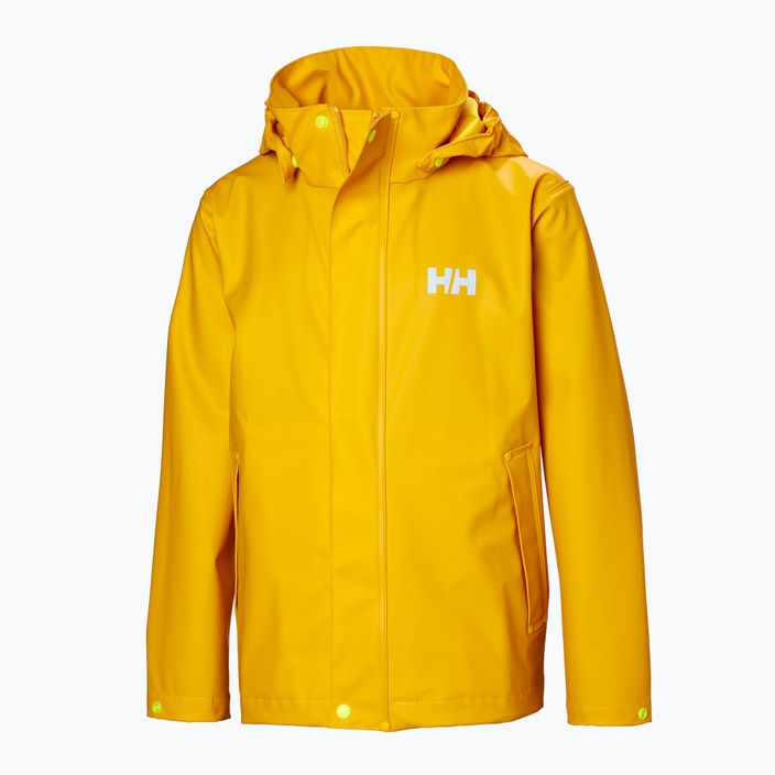 Куртка вітрильна дитяча Helly Hansen Moss essential yellow 6