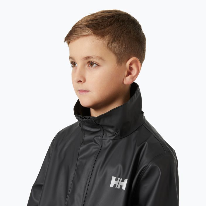 Куртка вітрильна дитяча Helly Hansen Moss black 4