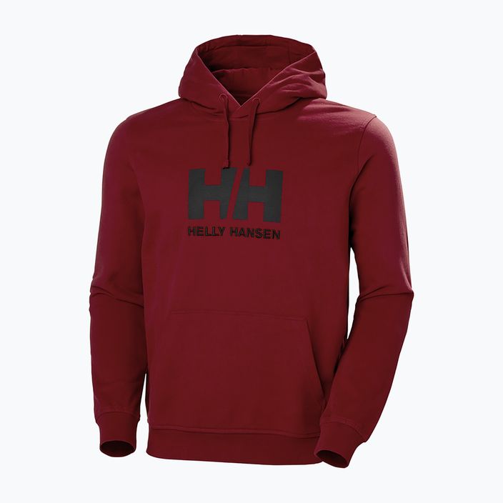 Кофта з капюшоном чоловіча Helly Hansen HH Logo Hoodie бордова 33977_215 4
